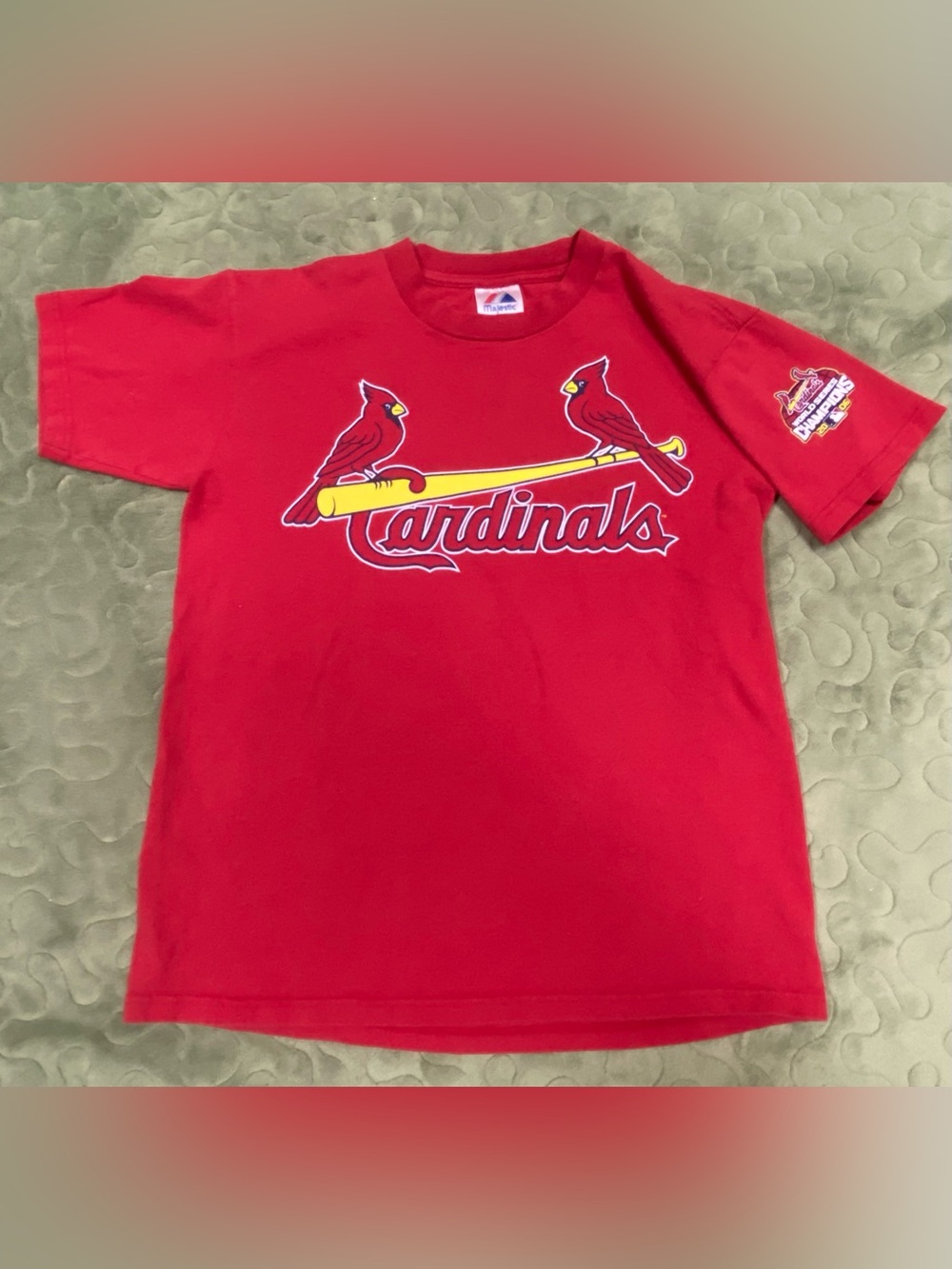 Albert Pujols St Louis Cardinals jersey shirt with 2006 World Series Champ
